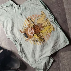 Lion king crop tee
